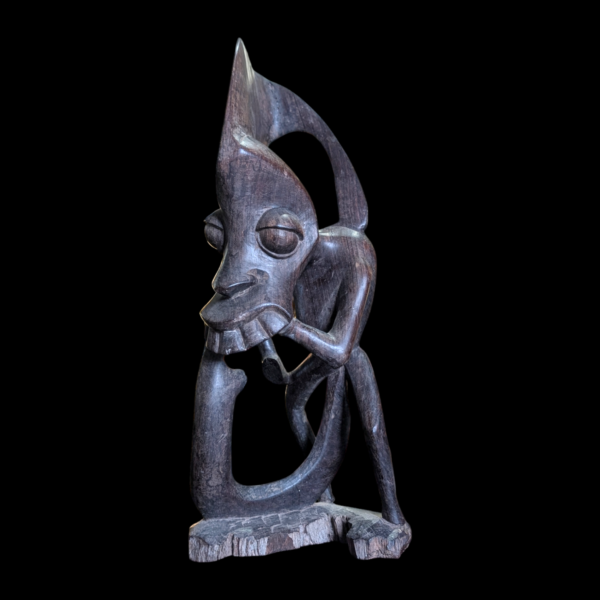 Shetani Makonde Carved East African Statue