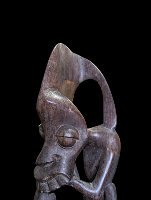 Shetani Makonde Carved East African Statue - Image 6