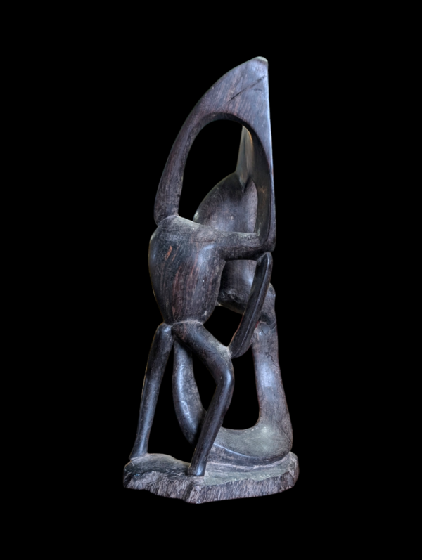 Shetani Makonde Carved East African Statue - Image 5