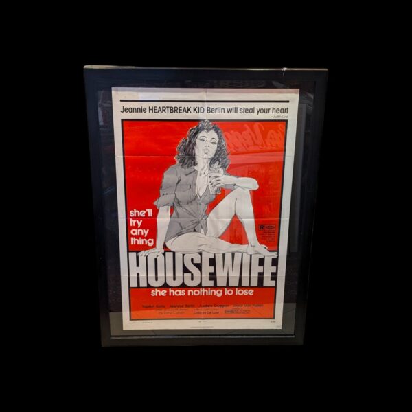 Retro 1973 Limited Edition Framed House Wife Film Poster