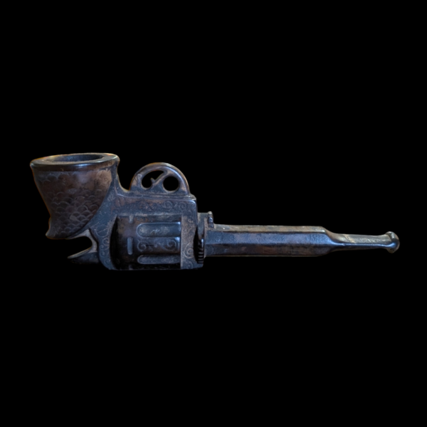 Edwardian Pipe In The Shape Of A Revolver