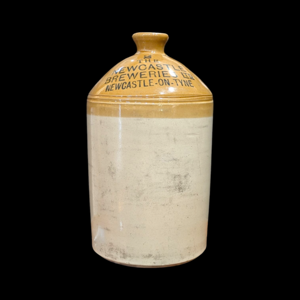 Scarce Early 20th Century Stoneware Flacon For Newcastle Breweries - Image 5