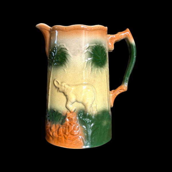 Victorian Elephant Pottery Jug