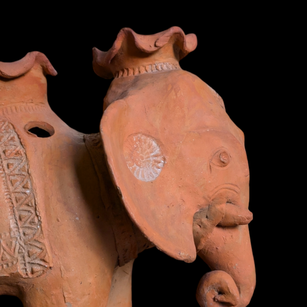 Large Continental Terracotta Elephant - Image 2