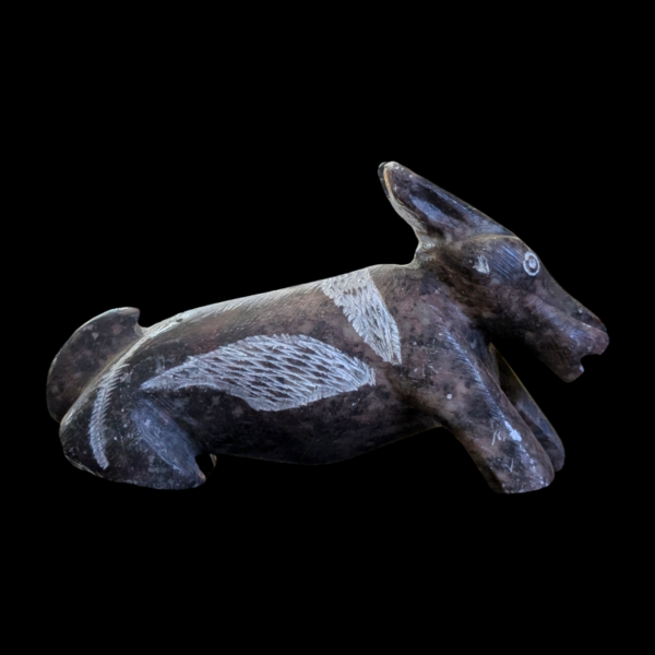 Inuit Stone Carving Of A Rabbit