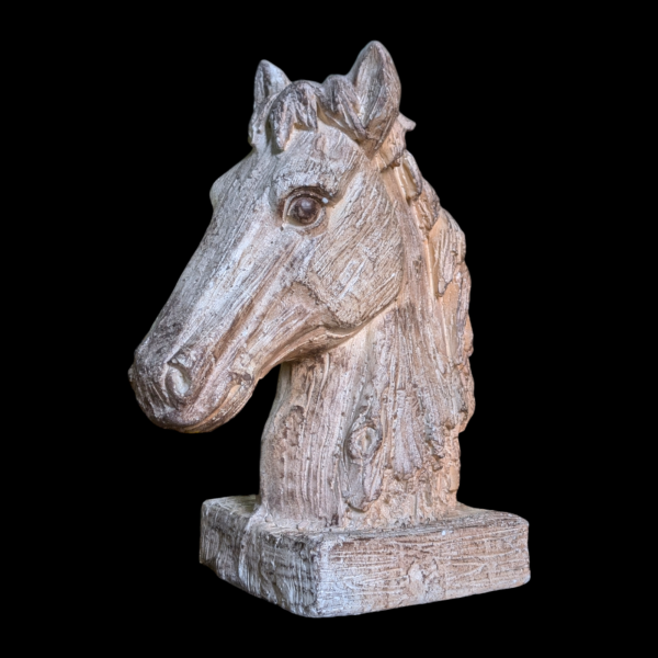 Large Decorative Plaster Horses Head