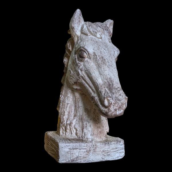 Large Decorative Plaster Horses Head - Image 2