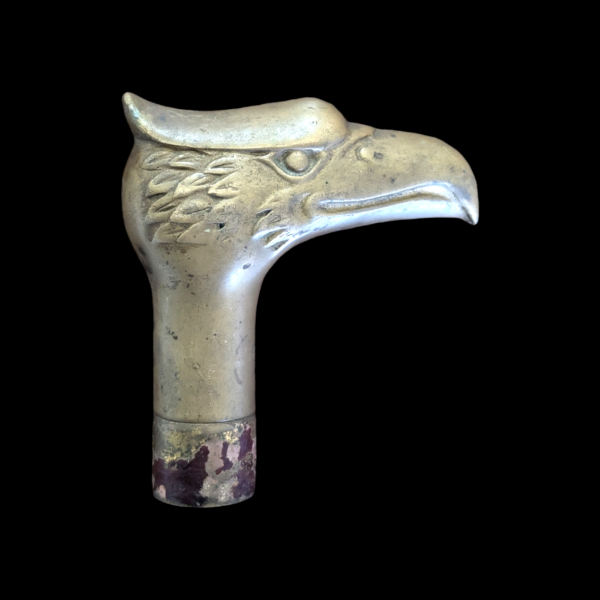 Antique Brass Eagle Head Cane Handle