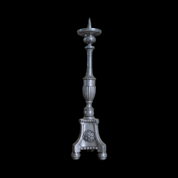 Huge English Pewter Candlestick