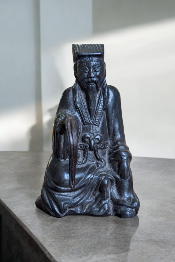 Chinese Bronze Figure Of Seated Immortal - Image 2