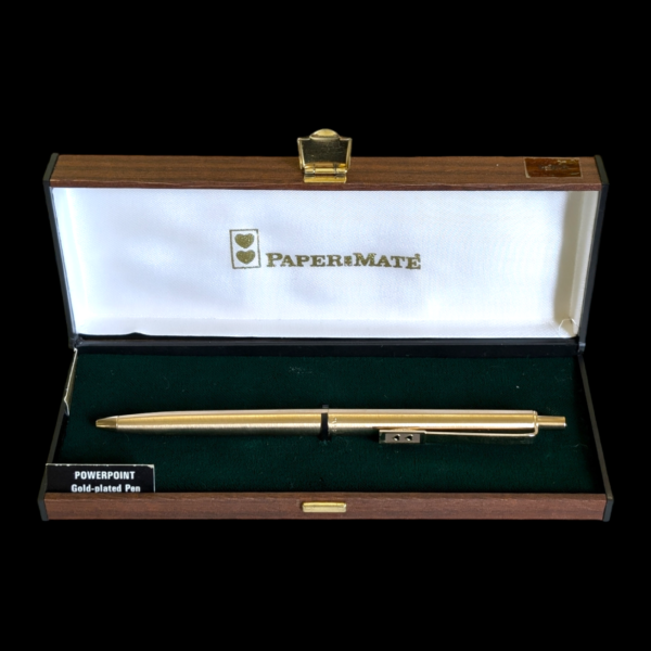 1960's Papermate Gold Plated Ballpoint Pen