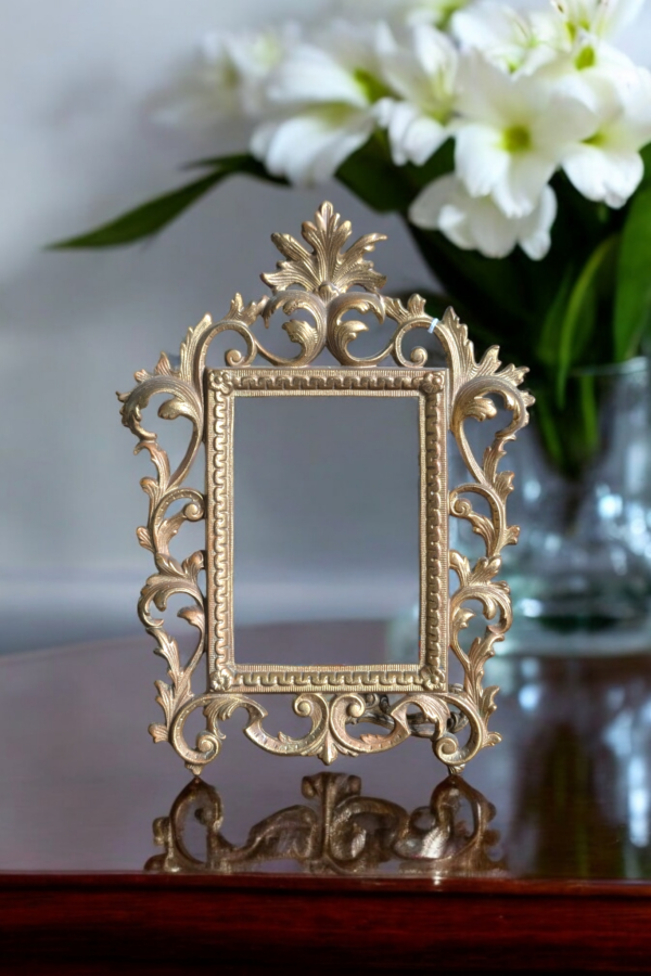 Victorian Brass Photo Frame - Image 2