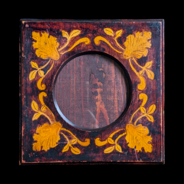 Victorian Inlaid Square Photo Frame