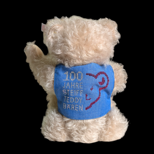 Steiff Bear Ltd Edition 790 Of 1,500 To Commemorate 100 Years Swarovski Crystal Made For The Austrian Market With Embroidered Bag And White label With Certificate - Image 4