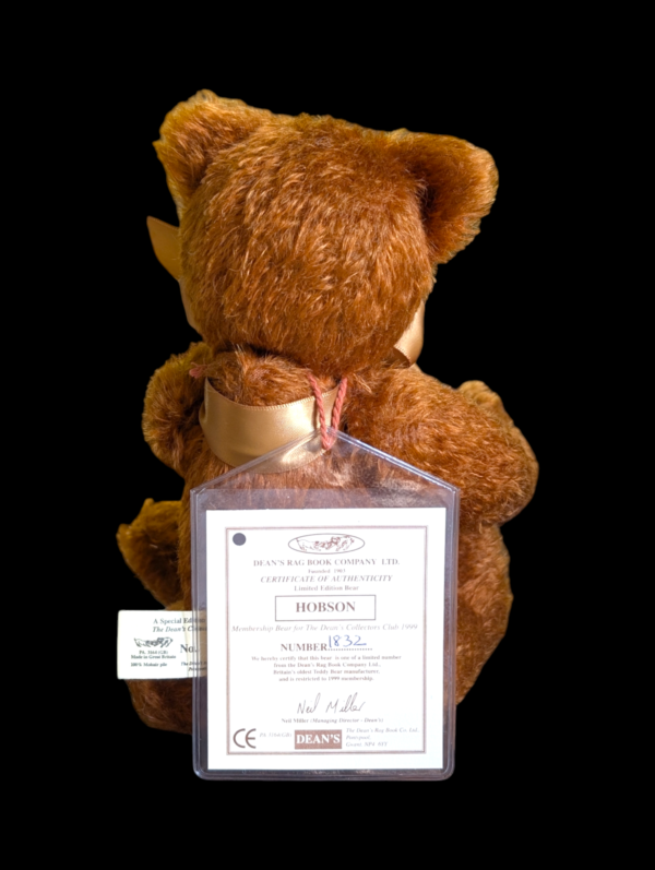 Deans Limited Edition Hobson Bear With Certificate - Image 3