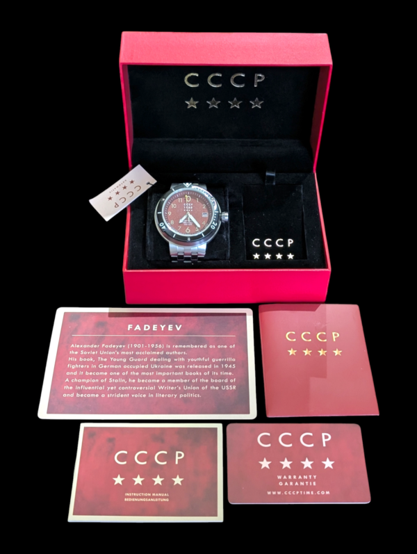 CCCP Fadeyev Red Face 1980 Automatic Wristwatch - Image 4