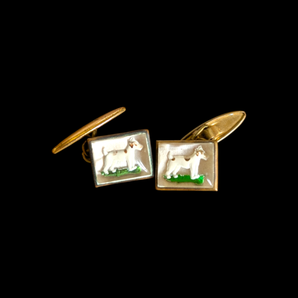 Vintage Dog Cufflinks