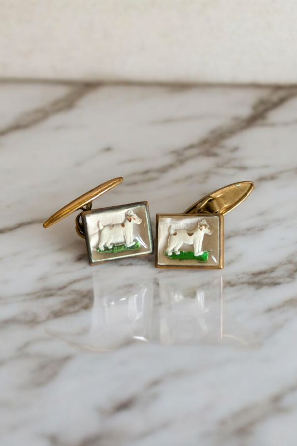 Vintage Dog Cufflinks - Image 2