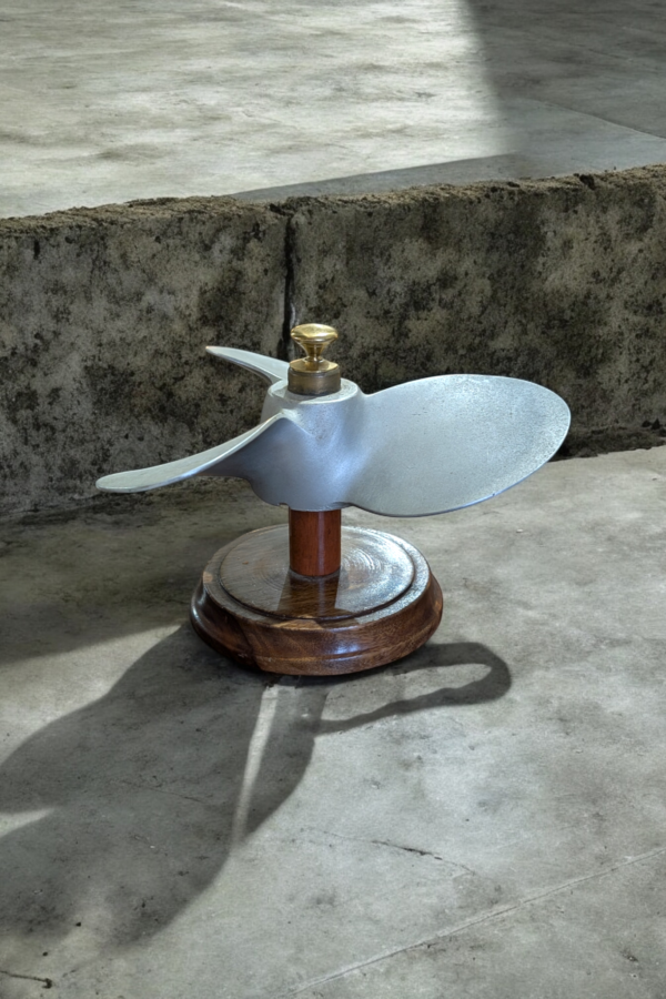 Propellor Desk Ornament On Wooden Base - Image 4