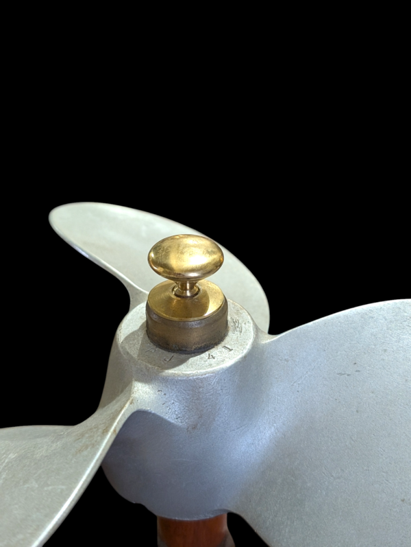 Propellor Desk Ornament On Wooden Base - Image 3