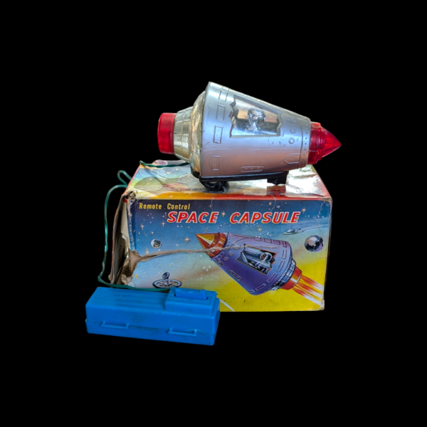 1966 Boxed Battery Operated Remote Control Space Capsule