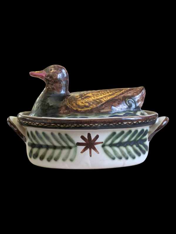 French Quimper Duck Tureen - Image 3