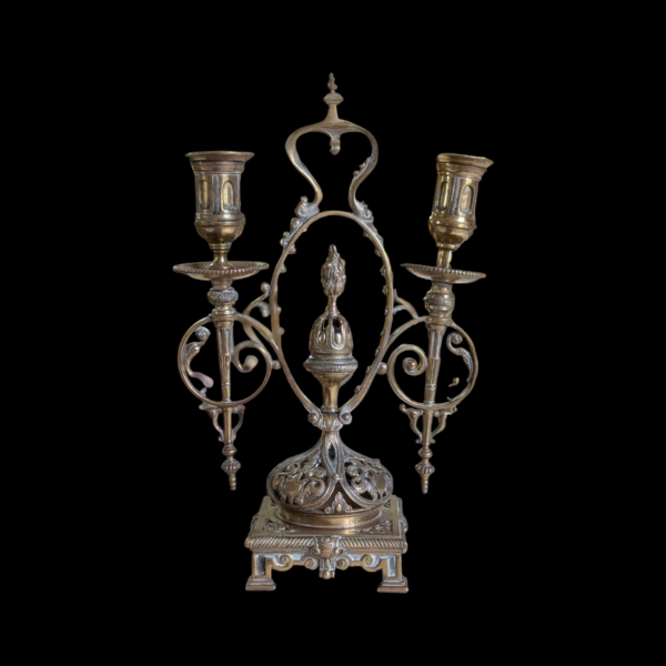 Lovely Large Ornate Vintage Brass Candlestick