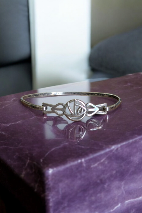 Sterling Silver Celtic Bangle - Image 2