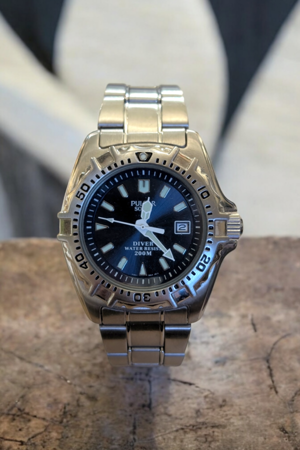 Pulsar Divers Solar model: V145-0AJ0 Stainless Steel Wristwatch - Image 2