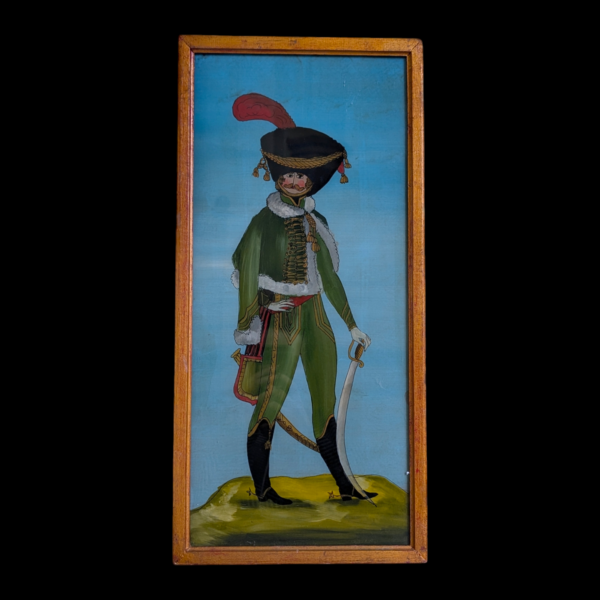 Framed Painting Of A Soldier