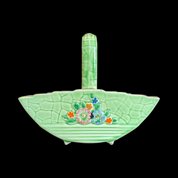 Crown Devon Art Deco Floral Basket