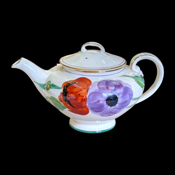 A.E. Gray & Co Floral Teapot Hand Painted