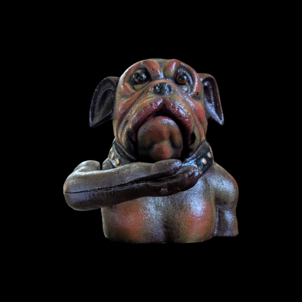 Cast Iron Bulldog Coin Bank