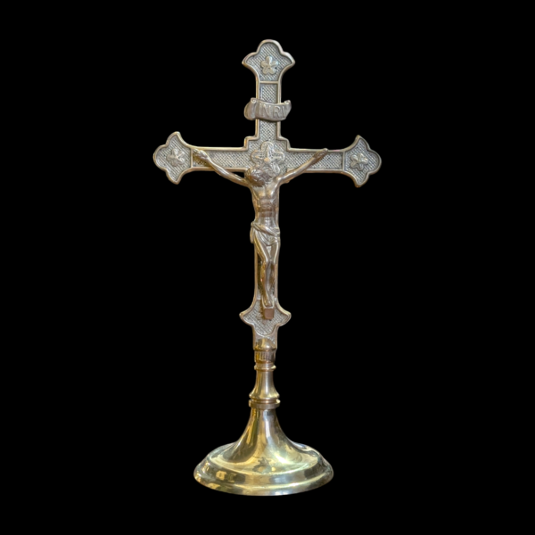 Antique Brass Crucifix