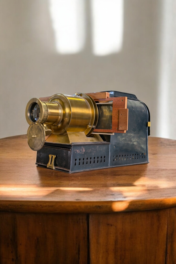 Late 19th Century Magic Lantern The Euphareron 1890 Converted To Lamp - Image 4