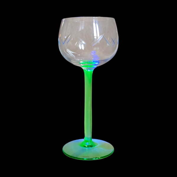 Luminare France Mid Century Uranium Stem Glass