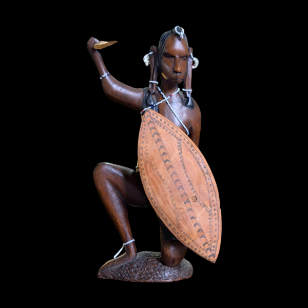 Carved Wood African Tribal Figure