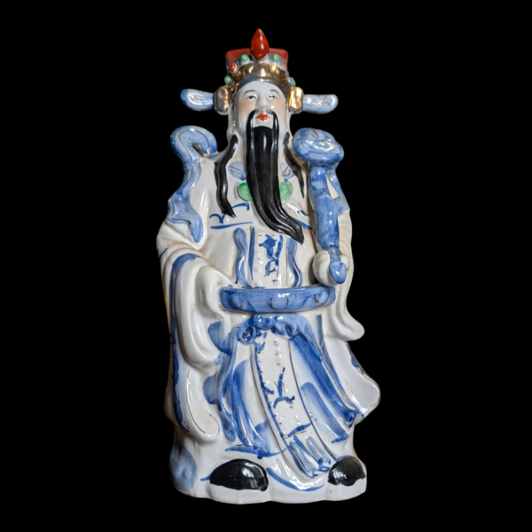 Oriental Blue Chinese Figure