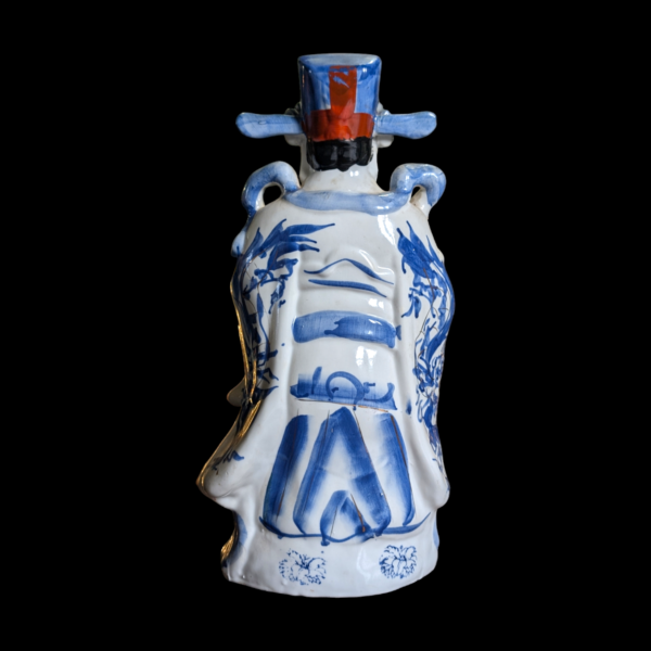 Oriental Blue Chinese Figure - Image 2