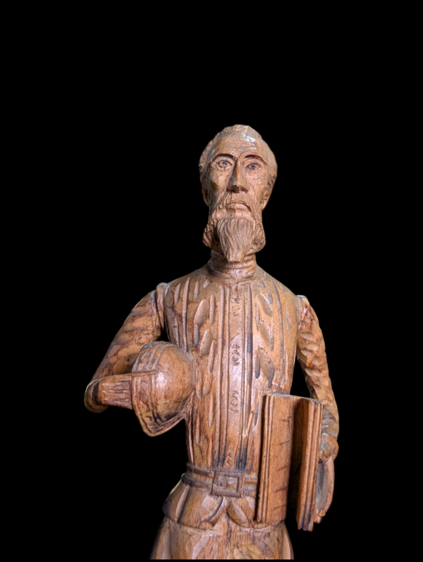 Hand Carved Wooden Figure Of Shakespeare - Image 3