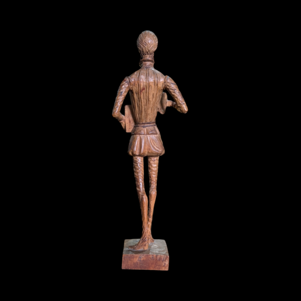 Hand Carved Wooden Figure Of Shakespeare - Image 2