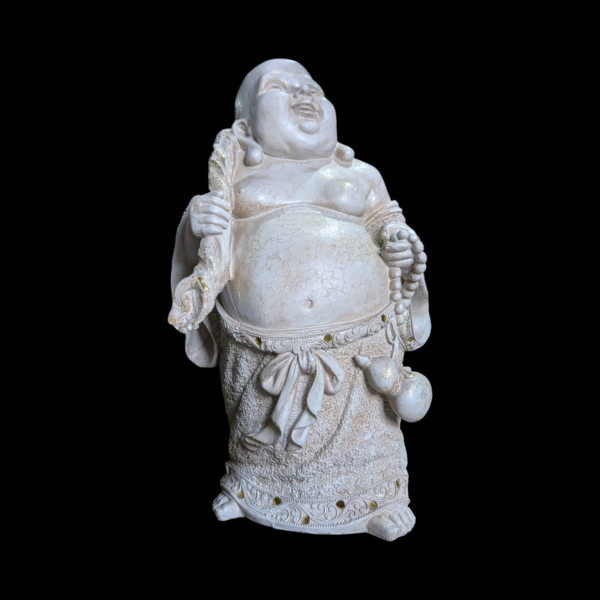 Large Vintage Resin Buddha Statue