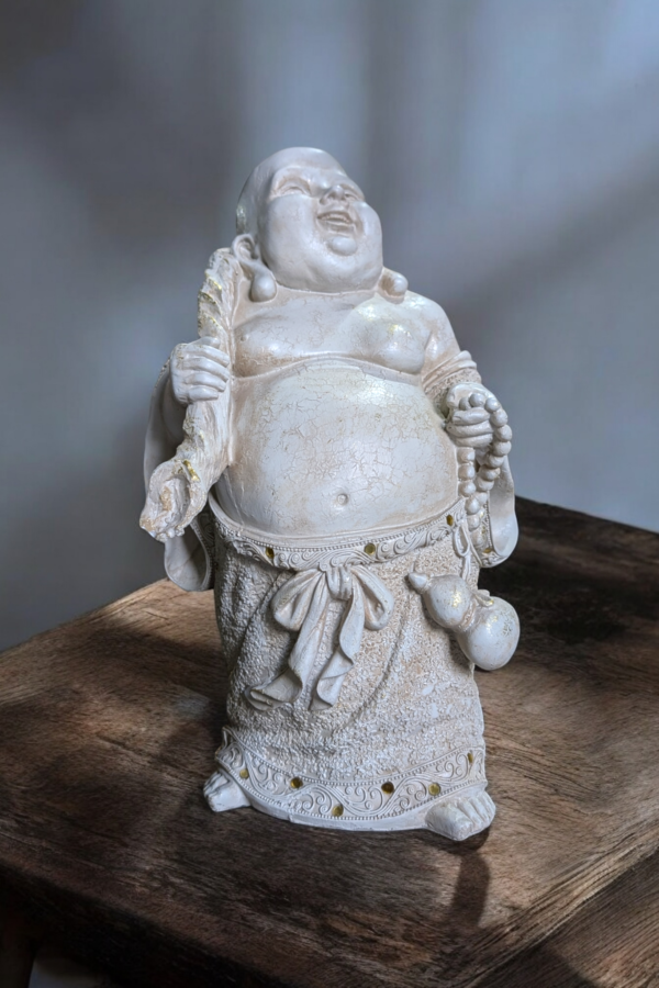 Large Vintage Resin Buddha Statue - Image 4