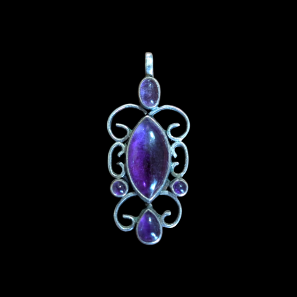 Silver & Amethyst Pendant