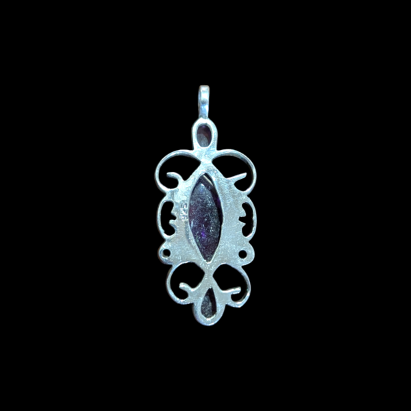 Silver & Amethyst Pendant - Image 2