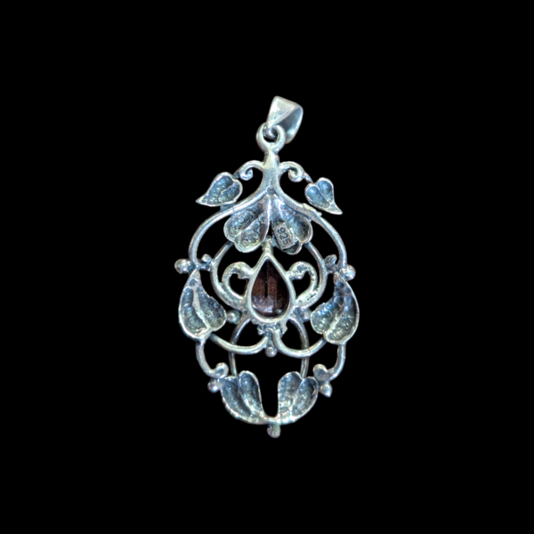 Silver & Amethyst Pendant - Image 2