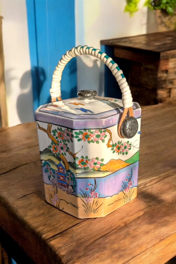 Iridescent Japanese Tea Caddy - Image 2