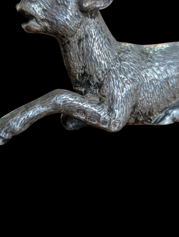 Solid Sterling Silver Lamb - Image 2