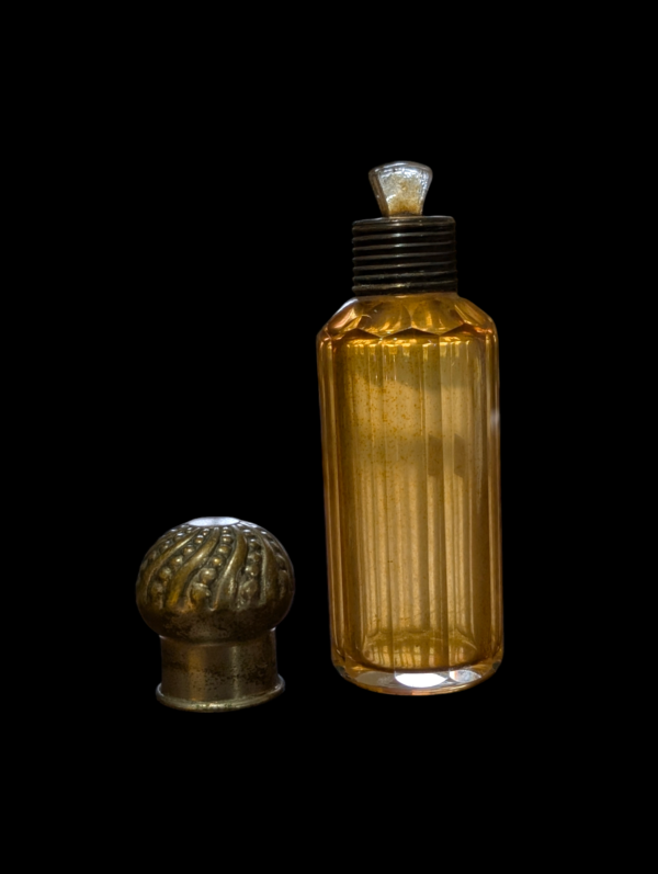 Amber Glass Screw Top Perfume Bottle - Image 2