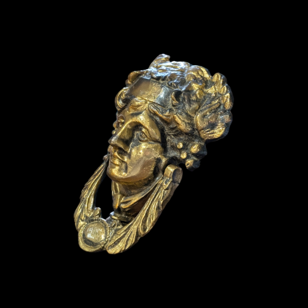 Art Nouveau Gilt Brass Door Knocker - Image 3